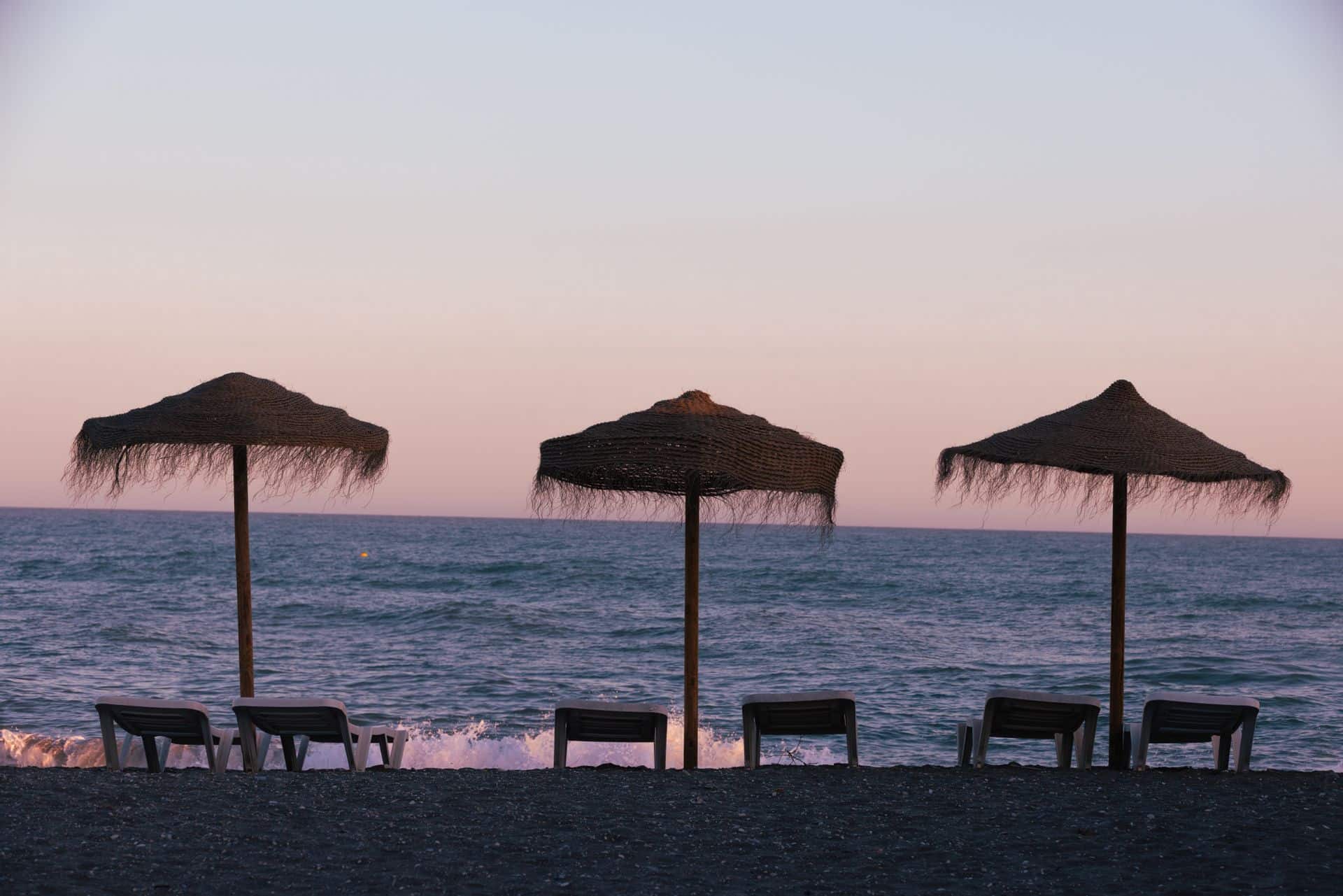 Zonsondergang aan Torrox Costa