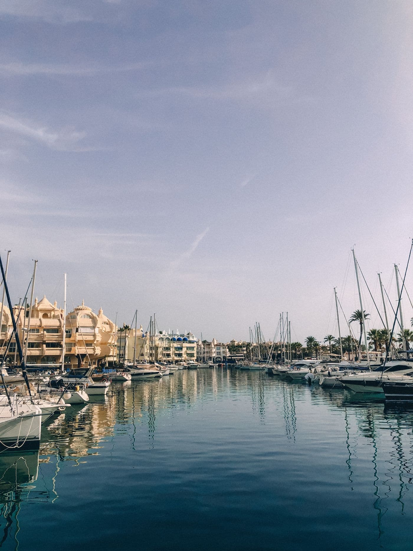 Jachten in de marina van Benalmadena