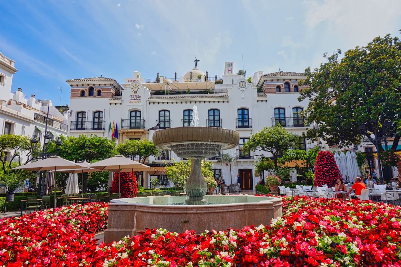 Andalusisch plein aan de westkust