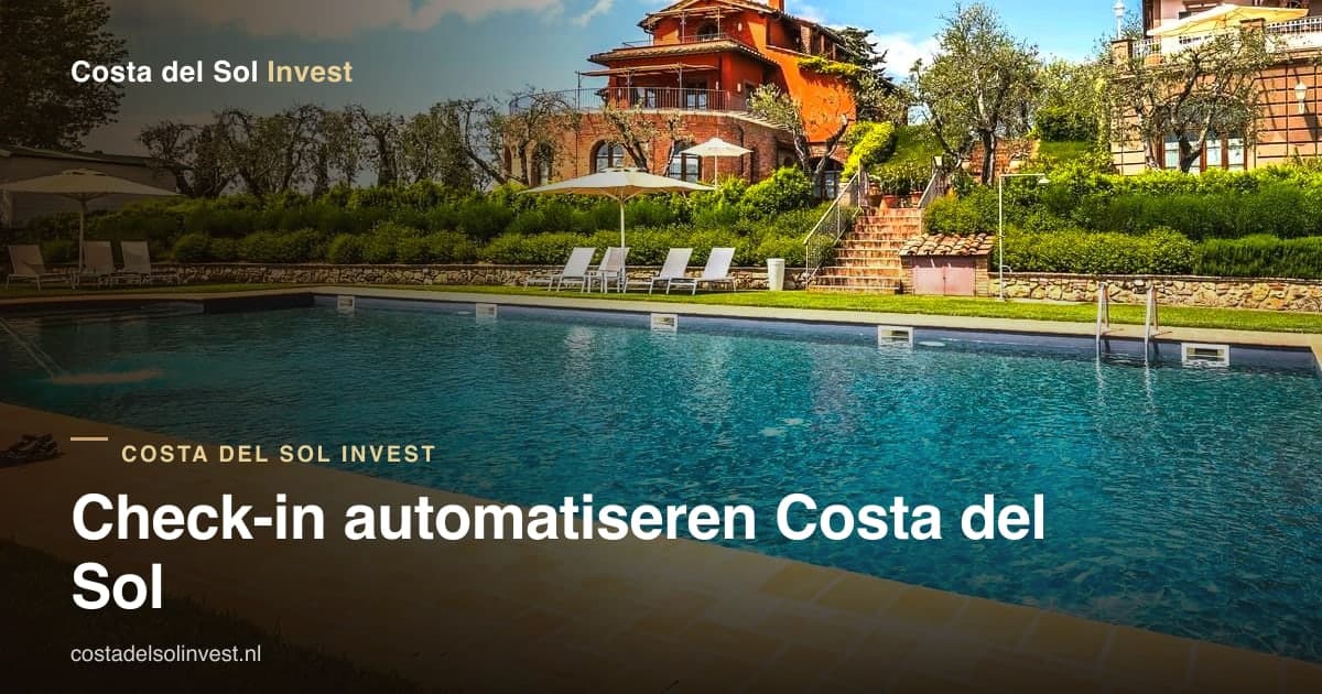 Automating check-in on the Costa del Sol