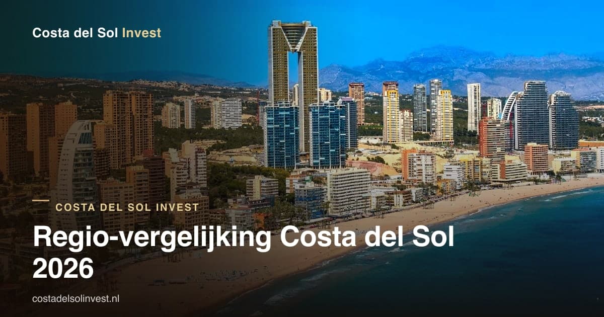 Costa del Sol region comparison 2026