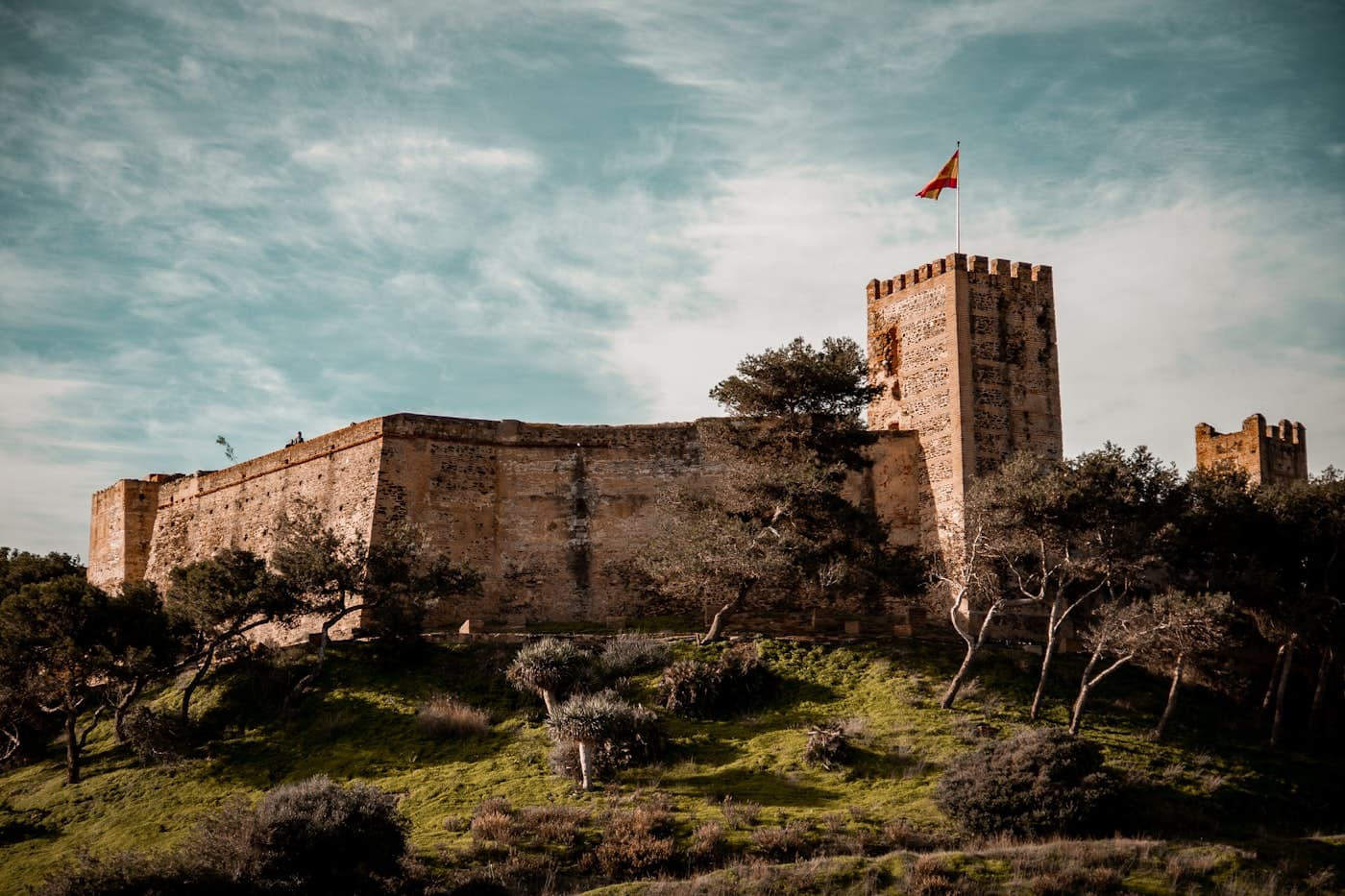 Het kasteel Sohail in Fuengirola