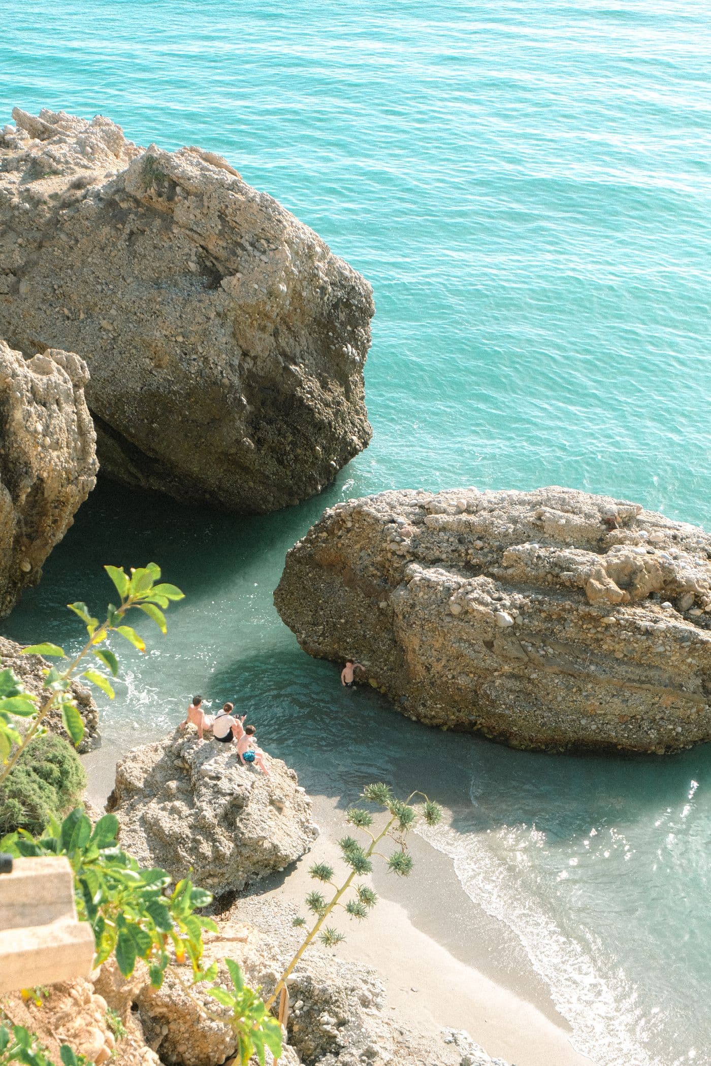 Rotsbaai bij Nerja