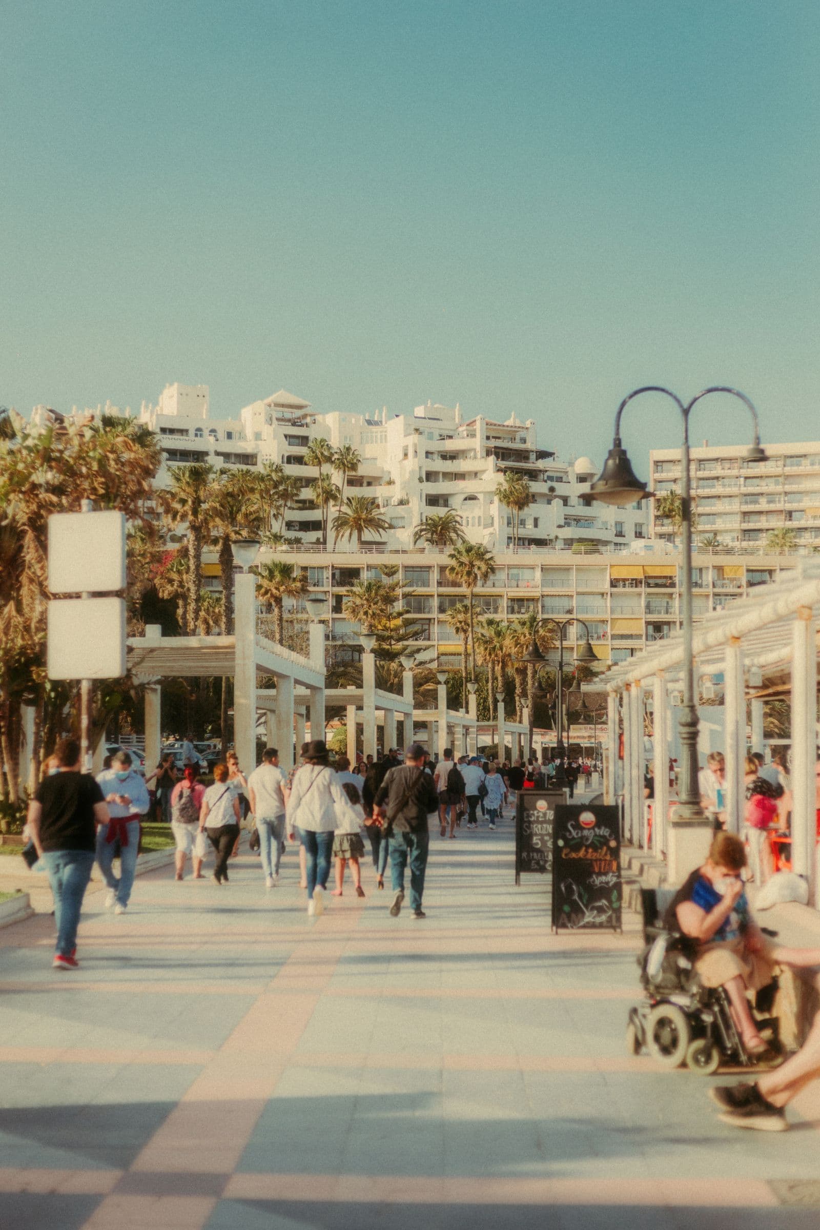 De boulevard van Torremolinos