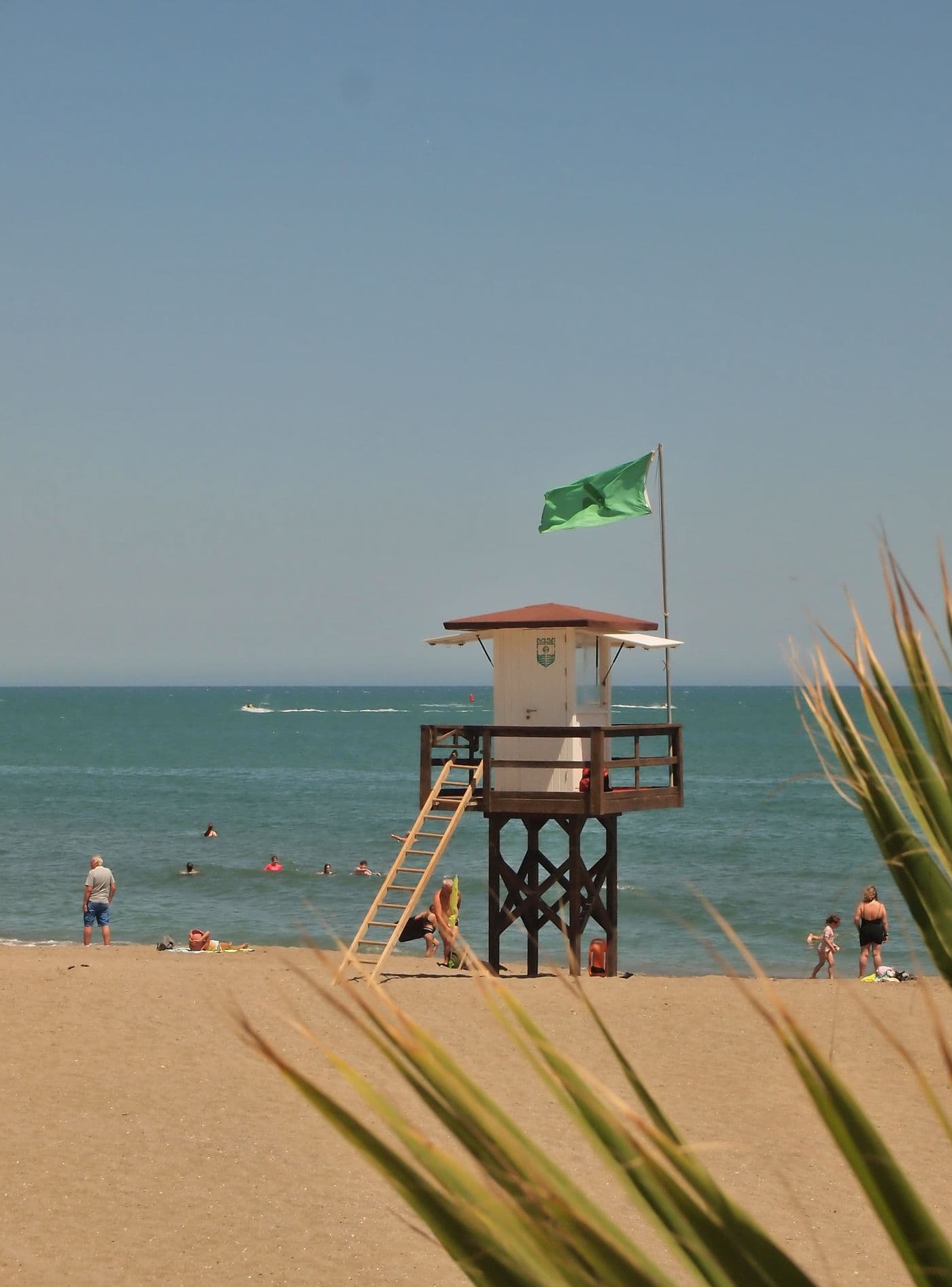 Strandwachttoren op het strand van Torremolinos